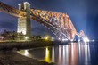 Night over the Forth Road Bridge