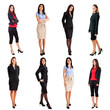 Businesswomen full length portraits