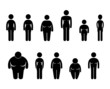 Woman Body Figure Size Icon Symbol Sign Pictogram