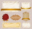 vintage labels set