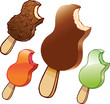 Vektor: set of ice cream set of ice cream