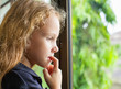 Sad little girl