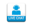 Boton cuadrado blanco LIVE CHAT