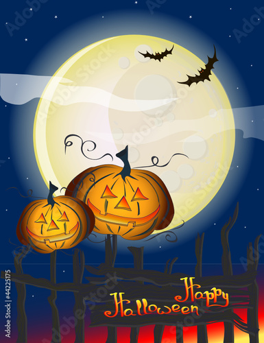 Ilustração vetorial : Halloween Illustration Halloween Illustration