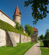 Östliche Stadtmauer in Rothenburg ob der Tauber