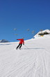 Skispass auf der Corviglia bei St. Moritz