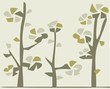 Vector stylized floral illustration