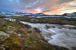 Sommerbrücke in der Hardangervidda