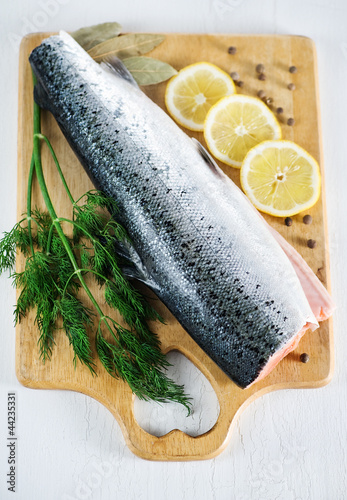 Photo: Red fish and fennel Red fish and fennel