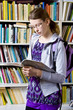 In the library