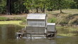 Video: Turbine to increase the oxygen in the water. Turbine to increase the oxygen in the water.