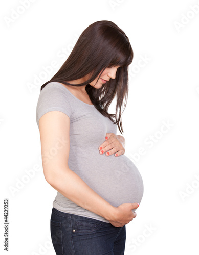 Photo: Pregnant Woman in Third Trimester Pregnant Woman in Third Trimester