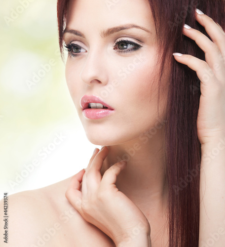 Photo: Portrait of a sensual young adult woman Portrait of a sensual young adult woman