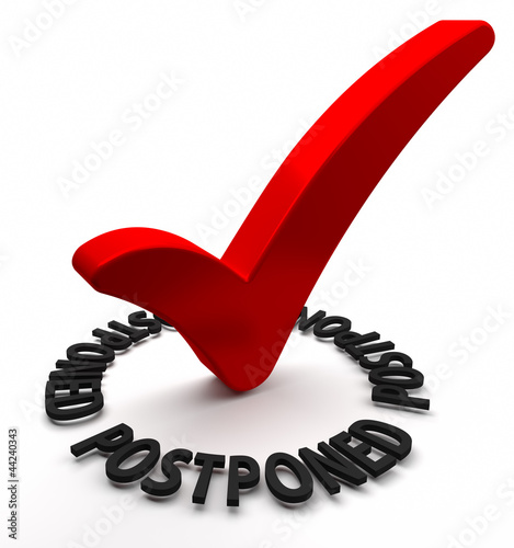 Illustration: Postponed Postponed