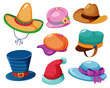 Hat vector set