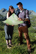 Foto: Orientierung während einer Wanderung Orientierung während einer Wanderung