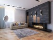 new interior design in minimalist style