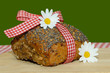Brötchen mit Blumen