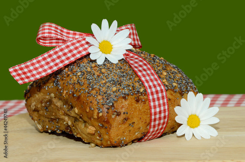Photo: Brötchen mit Blumen Brötchen mit Blumen