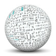 Kugel, Mathematik, Formeln, Karopapier, Papier, karriert, Mathe