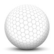 Kugel, 3D, Wabe, sechseckig, Wabenform, Bienenwabe, Geometrie