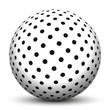 Kugel, 3D, Punkte, gepunktet, Muster, Oberfläche, Point, Design
