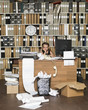 Foto: Tired Young Business Girl Tired Young Business Girl
