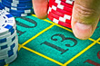 Roulette table