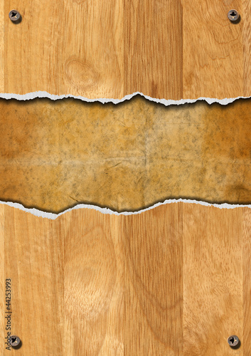 Illustration: Cracked Wooden Background Cracked Wooden Background