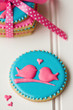 Lovebird cookies