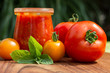 Selbstgemachte Tomatensauce