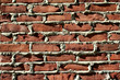 Red brick wall background