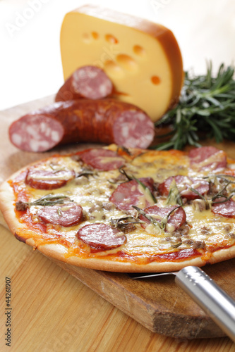 Photo: Sausage pizza Sausage pizza