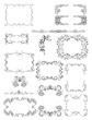 Decorative frames and patterns