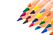 Foto: Closeup of many colored pencils Closeup of many colored pencils