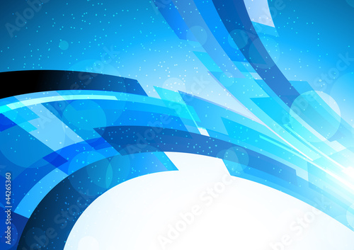 Vector: Bright blue background Bright blue background