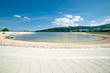 Foto: Summer blue bay panorama Summer blue bay panorama