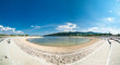Foto: Summer blue bay panorama Summer blue bay panorama
