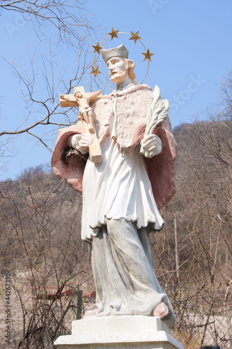 Photo: Heiligenstatue Nepomuk / Wien Heiligenstatue Nepomuk / Wien