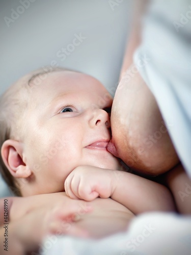 Photo: Baby breastfeeding Baby breastfeeding