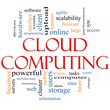 Cloud Computing Word Cloud Concept