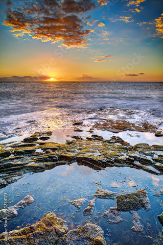 Photo: Crépuscule au Cap Lahoussaye - La Réunion Crépuscule au Cap Lahoussaye - La Réunion