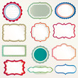 Vector Frame Set ornamental vintage decoration