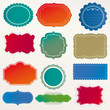 Vector Frame Set ornamental vintage decoration