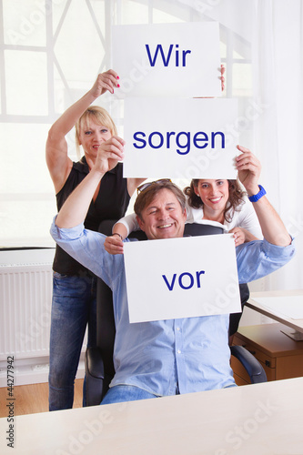 Photo: Wir sorgen vor Wir sorgen vor