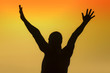 Photo: Salutation silhouette Salutation silhouette
