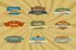 Retro badges