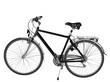 road bike isolated with clipping path