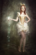 Gothic & Steampunkgirl mit Glitzer