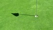 Golf - unconventional shot - billiard style